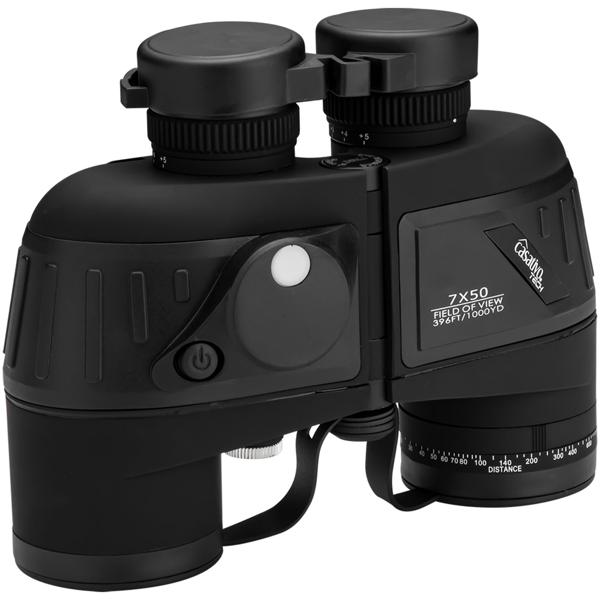 Robustes Marine-Fernglas 7x50: mit Entfernungsmesser, LED-Nachtsicht, Kompass – wasserdicht, schwimmfähig & ideal für Outdoor-Abenteuer