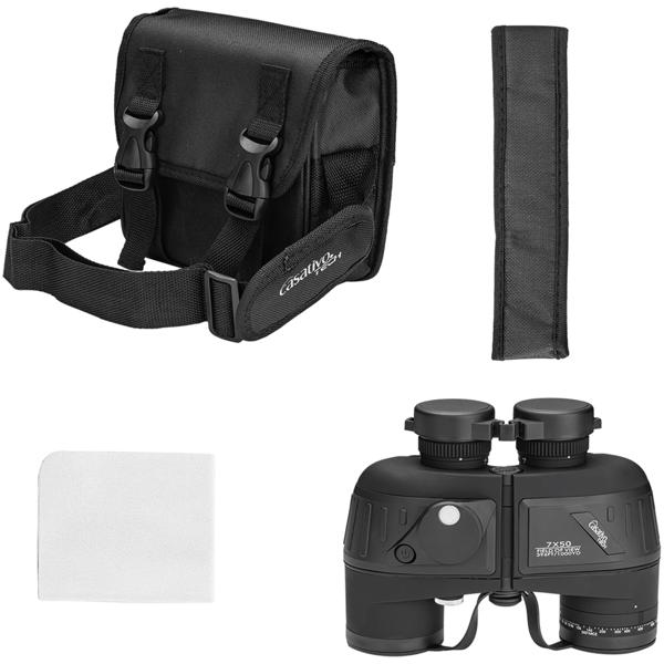 Robustes Marine-Fernglas 7x50: mit Entfernungsmesser, LED-Nachtsicht, Kompass – wasserdicht, schwimmfähig & ideal für Outdoor-Abenteuer