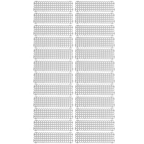 Dornen-Gitter Matten, 36er Spar Set mit Spikes zur Tierabwehr, individuell erweiterbar, Tiervertreiber Stachelmatten gegen Katzen, Hunde, Marder, Schnecken, Vögel