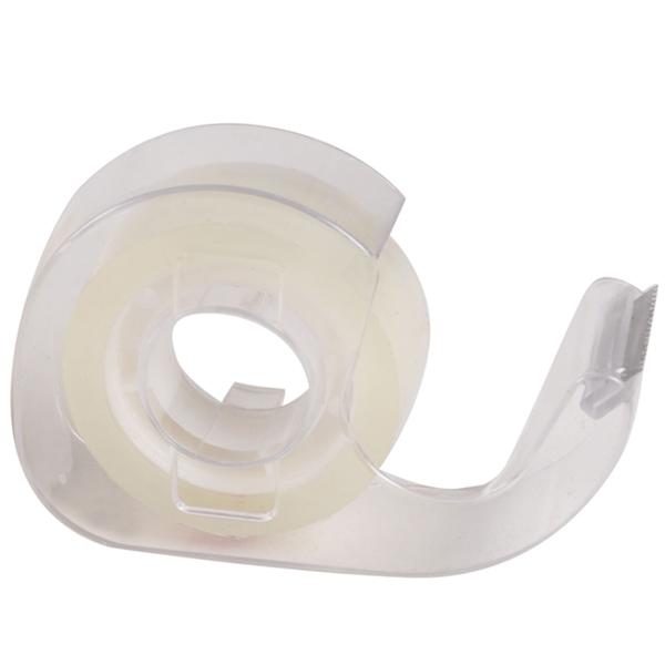 Klebebandabroller - Inkl. 5 Rollen Klebeband für sofortigen Einsatz - Ideal für Haushalt, Büro & Basteln - Vielseitig zum Verpacken & Beschriften