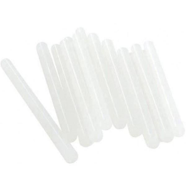 Klebesticks für Heissklebepistole - 12 Stangen Ø 7 mm - Nachfüllpack für Basteln & Werkeln - Hochwertiger Heisskleber für Textil, Holz, Leder