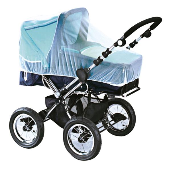 Moskitonetz für Kinderwagen, Babyschale, Babybett - Effektiver Insektenschutz für Ihr Baby - Faltbar, 30x70x130cm, universell passend
