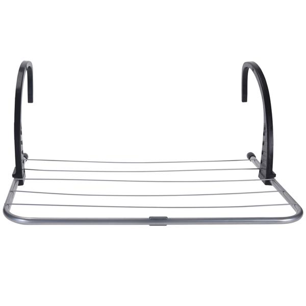 Genialer mobiler Wäscheständer zum Einhängen an Heizkörpern und Balkongeländern, Wäschetrocknergestell mit 3 m Kapazität, platzsparend einsetzbar