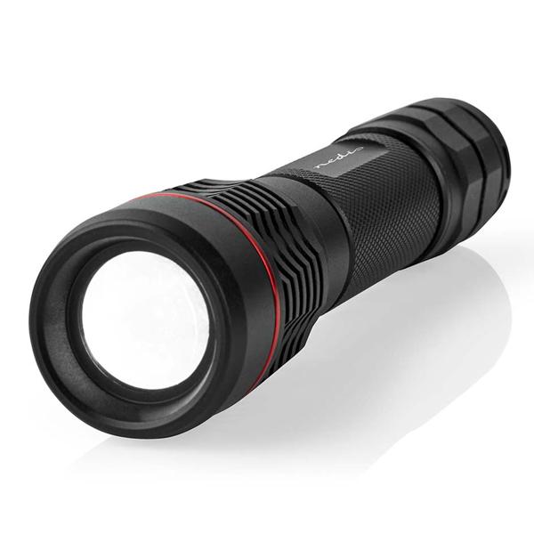 LED-Taschenlampe - robustes Vollmetallgehäuse IPX7 wasserdicht - 200m Leuchtweite 1000 Lumen - 10W Li-Ionen-Akku USB-C wiederaufladbar