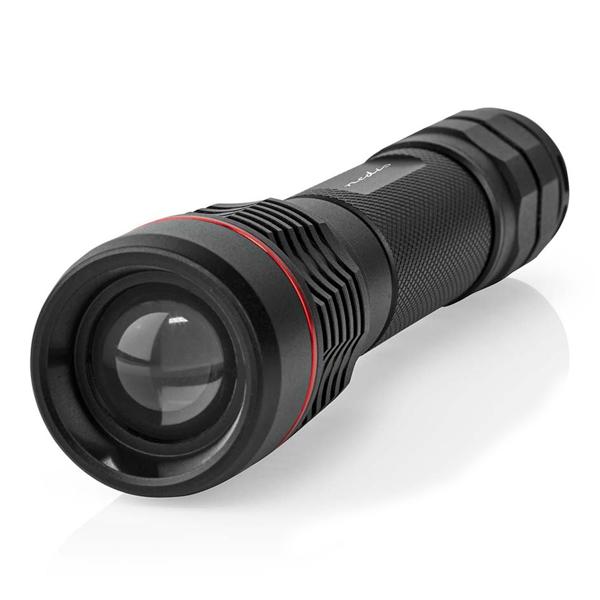 LED-Taschenlampe - robustes Vollmetallgehäuse IPX7 wasserdicht - 200m Leuchtweite 1000 Lumen - 10W Li-Ionen-Akku USB-C wiederaufladbar