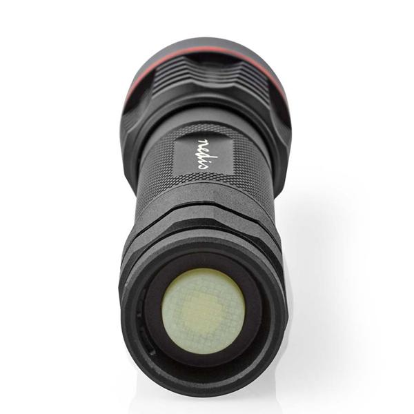 LED-Taschenlampe - robustes Vollmetallgehäuse IPX7 wasserdicht - 200m Leuchtweite 1000 Lumen - 10W Li-Ionen-Akku USB-C wiederaufladbar