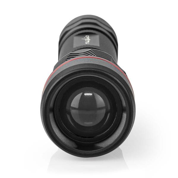 LED-Taschenlampe - robustes Vollmetallgehäuse IPX7 wasserdicht - 200m Leuchtweite 1000 Lumen - 10W Li-Ionen-Akku USB-C wiederaufladbar