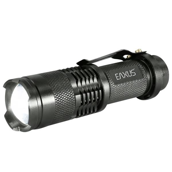 Mini-Taschenlampe mit superheller T6 LED, 300 Lumen, 3 Lichtmodi, robustes Aluminiumgehäuse, kompakt & leicht, ideal für Outdoor, Camping & Notfälle