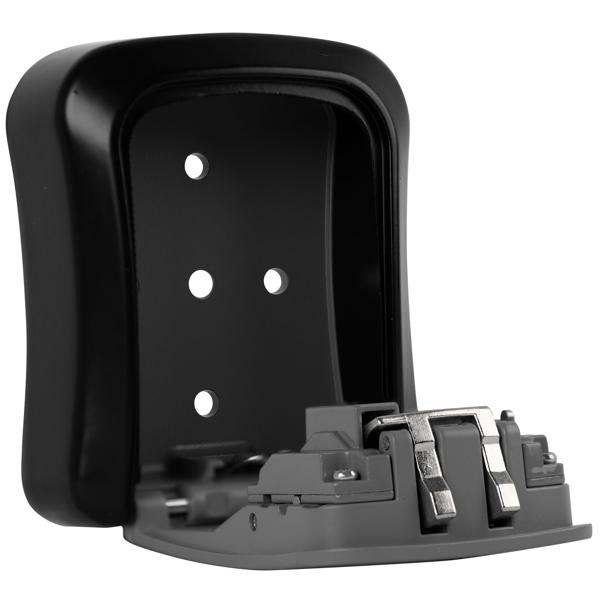 Robuster Schlüsselsafe mit Zahlen-Code – sichere Schlüsselaufbewahrung für drinnen & draussen, wetterfest, (11,5 x 8,5 x 4 cm), einfache Montage