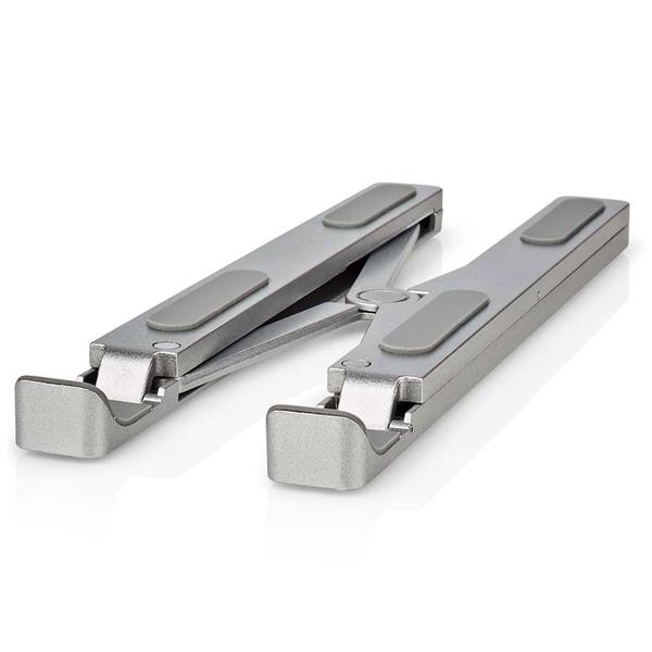 Faltbarer Laptop Ständer - 6 Betrachtungswinkel einstellbar für ergonomisches Arbeiten - Aluminium Notebookständer für 5-17 Zoll Geräte, MacBooks