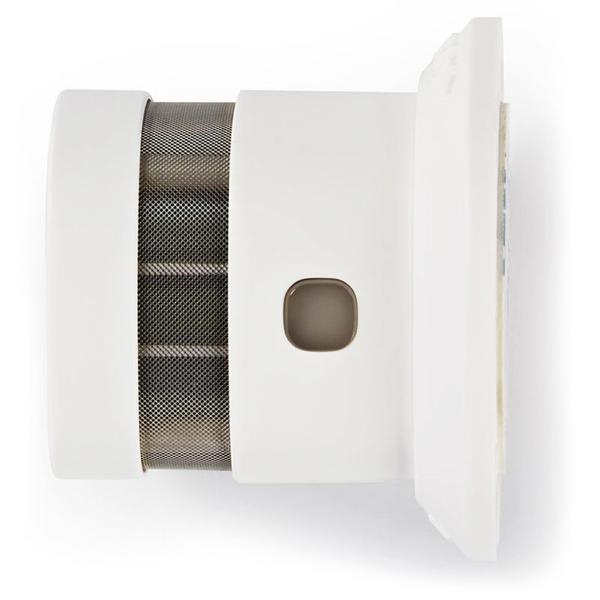 Mini-Rauchmelder für Wohn- & Gewerberäume - 10-Jahre-Batterie & 85 dB Alarmton - Diskretes Design, CR123A, 60x50x60mm, 68g, einfach installierbar