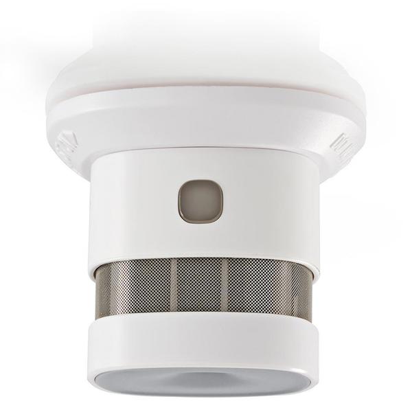 Mini-Rauchmelder für Wohn- & Gewerberäume - 10-Jahre-Batterie & 85 dB Alarmton - Diskretes Design, CR123A, 60x50x60mm, 68g, einfach installierbar