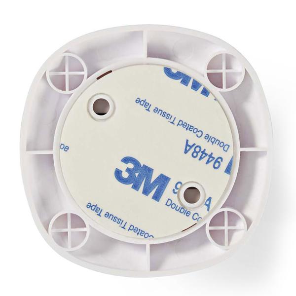 Mini-Rauchmelder für Wohn- & Gewerberäume - 10-Jahre-Batterie & 85 dB Alarmton - Diskretes Design, CR123A, 60x50x60mm, 68g, einfach installierbar