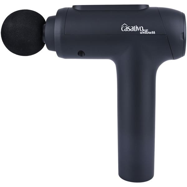 Professionelle Massage-Pistole, Massage Gun, 6 Köpfe, 20 Intensitätsstufen, Akkubetrieb für Oberschenkel, Bauch, Schulter, Nacken und Rücken