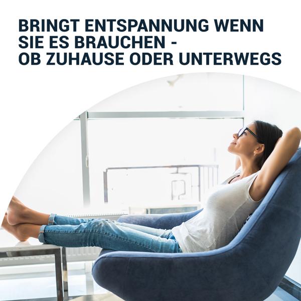 Professionelle Massage-Pistole, Massage Gun, 6 Köpfe, 20 Intensitätsstufen, Akkubetrieb für Oberschenkel, Bauch, Schulter, Nacken und Rücken