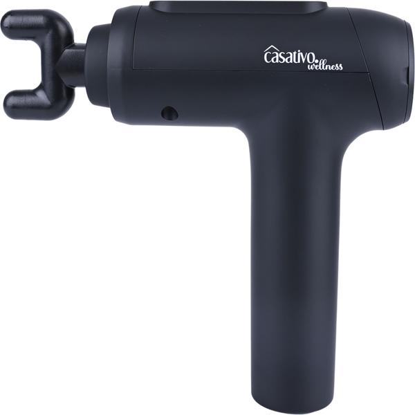 Professionelle Massage-Pistole, Massage Gun, 6 Köpfe, 20 Intensitätsstufen, Akkubetrieb für Oberschenkel, Bauch, Schulter, Nacken und Rücken