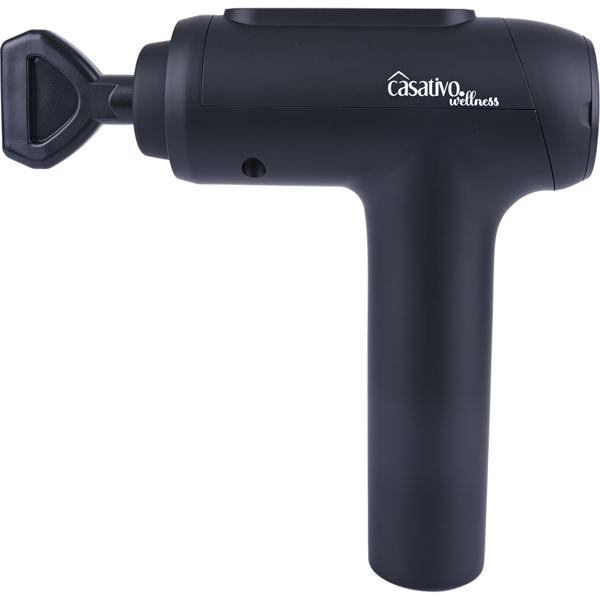 Professionelle Massage-Pistole, Massage Gun, 6 Köpfe, 20 Intensitätsstufen, Akkubetrieb für Oberschenkel, Bauch, Schulter, Nacken und Rücken