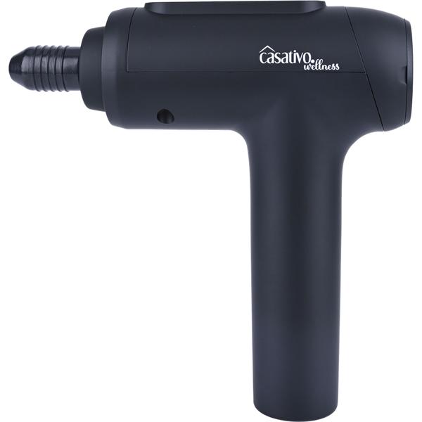 Professionelle Massage-Pistole, Massage Gun, 6 Köpfe, 20 Intensitätsstufen, Akkubetrieb für Oberschenkel, Bauch, Schulter, Nacken und Rücken