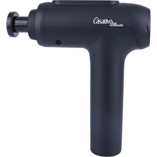 Professionelle Massage-Pistole, Massage Gun, 6 Köpfe, 20 Intensitätsstufen, Akkubetrieb für Oberschenkel, Bauch, Schulter, Nacken und Rücken