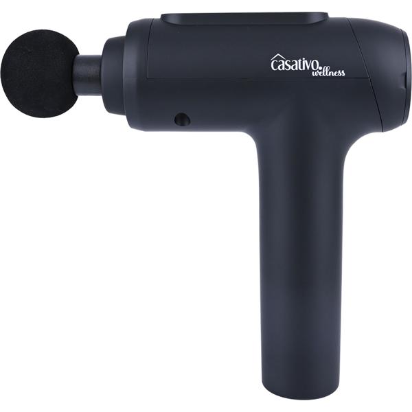 Professionelle Massage-Pistole, Massage Gun, 6 Köpfe, 20 Intensitätsstufen, Akkubetrieb für Oberschenkel, Bauch, Schulter, Nacken und Rücken