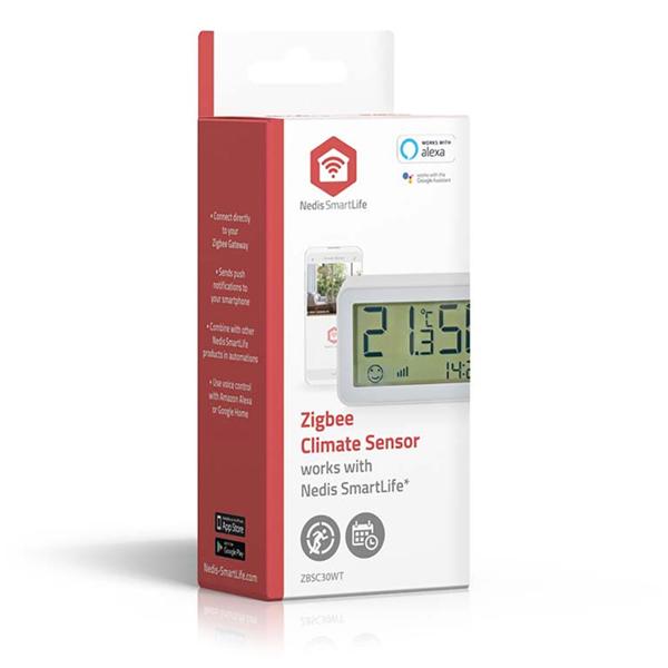 Intelligente Klimasteuerung: SmartLife Sensor, App, weiss, digital - Exakte Temperatur/Luftfeuchte, effiziente Steuerung, SmartHome Technologie