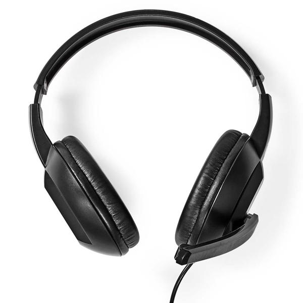 Over-Ear Headset Stereo Kopfhörer - PC Gaming Meetings Home Office - USB-C/A - 40mm Treiber - Klares Mikrofon - 1.8m Kabel - Schwarz