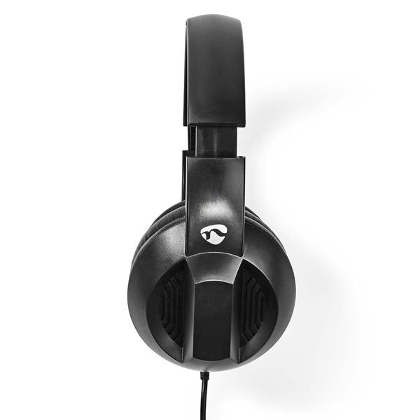 Over-Ear Headset Stereo Kopfhörer - PC Gaming Meetings Home Office - USB-C/A - 40mm Treiber - Klares Mikrofon - 1.8m Kabel - Schwarz