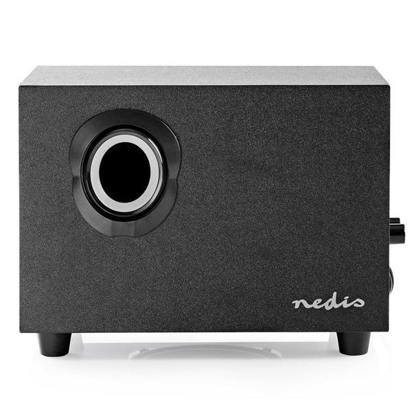 Lautsprecher mit Subwoofer - 2.1-Stereo-Sound für PC, Laptop & Smartphone - 33 Watt Gesamt, 15 Watt Subwoofer, 3,5mm Anschluss - USB-betrieben