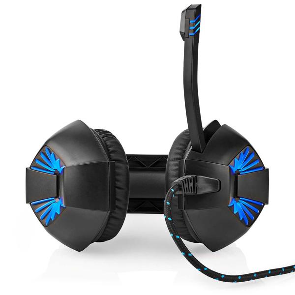 Gaming Headset - für Computerspiele & Voice-Chats - realistischer Sound, hohem Tragekomfort - LED-Lichteffekte, Mikrofon - USB-A, 2x 3.5 mm - 341g