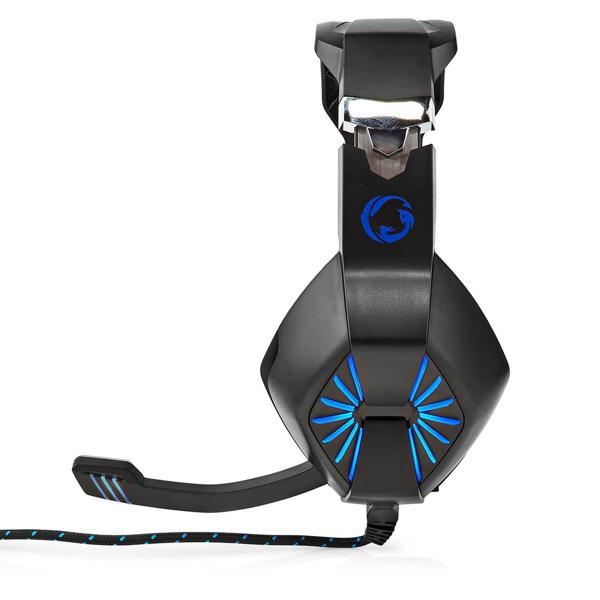 Gaming Headset - für Computerspiele & Voice-Chats - realistischer Sound, hohem Tragekomfort - LED-Lichteffekte, Mikrofon - USB-A, 2x 3.5 mm - 341g