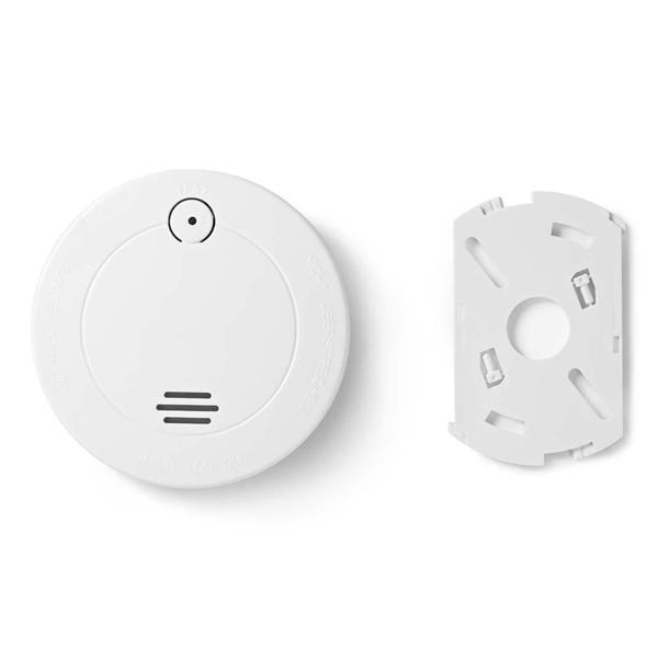 Zuverlässiger Rauchwarnmelder, weiss, mit lautem 85 dB Alarm, EN-14604 zertifiziert, langlebigem 10-Jahres-Sensor & 1 Jahr Batterie-Laufzeit