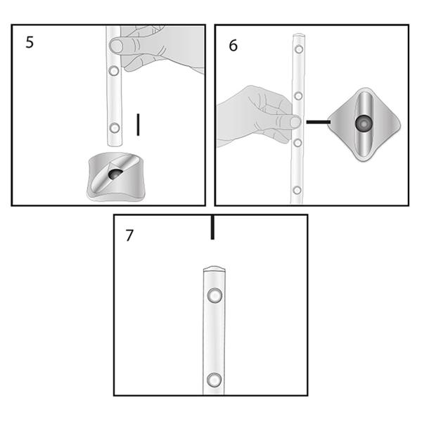 Mobile LED-Lichtleiste, Batterie, 22cm – Magnetisch/Klebestreifen, 4 LEDs, einfache Anbringung, praktische Stableuchte