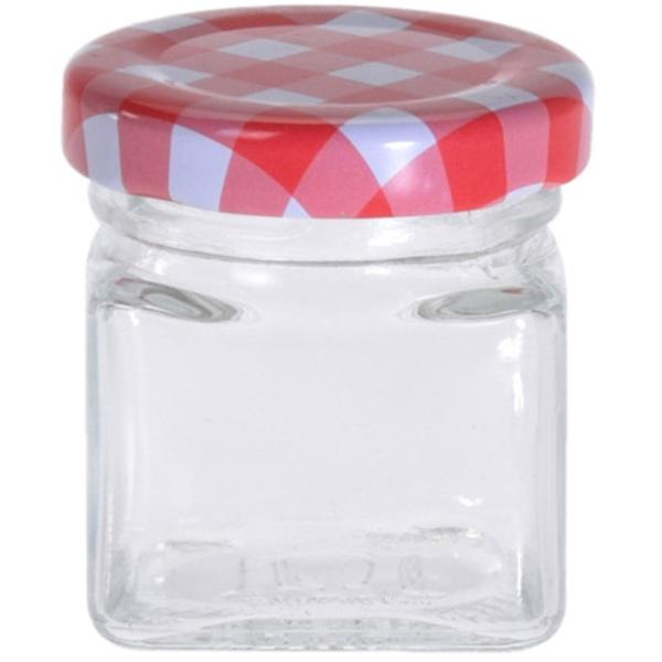 Vorratsgläser 5er Set 50ml - Luftdichte Marmeladengläser mit Deckel für Lebensmittel - Glas Behälter zum Einkochen & Aufbewahren