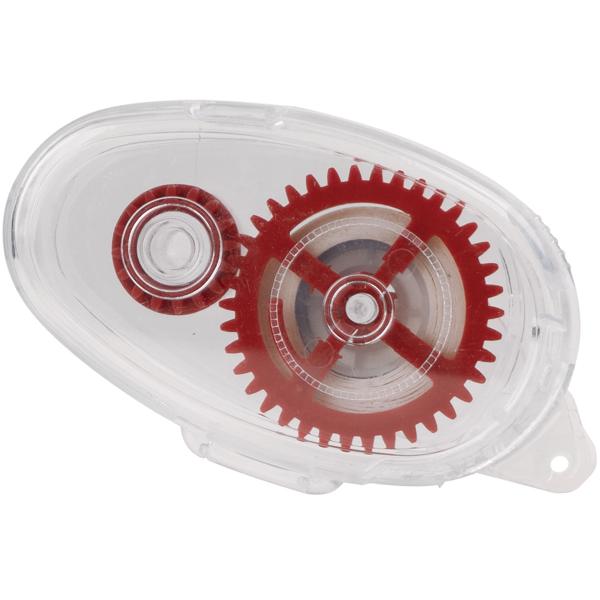 Handabroller mit doppelseitigem Klebeband (8m x 8mm) - Perfekt für Deko, Basteln, Büro - Starker Klebstoff, saubere Anwendung