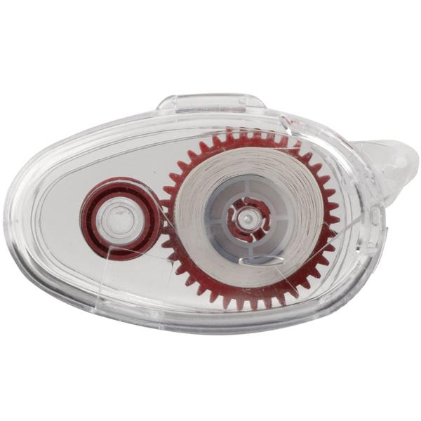 Handabroller mit doppelseitigem Klebeband (8m x 8mm) - Perfekt für Deko, Basteln, Büro - Starker Klebstoff, saubere Anwendung