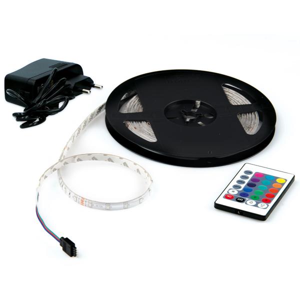 RGB LED-Streifen, 3m, 180 LEDs, mit Fernbedienung – Individuell anpassbare Beleuchtung für jede Stimmung