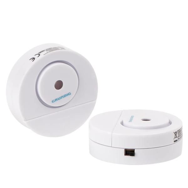 Fenster- und Türalarm - 95 dB akustisches Signal - Einbruchschutz für Wohn- & Gewerberäume - Einfache Montage - 60x20mm weiss - Batteriebetrieben