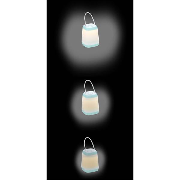 Tragbare LED Camping Laterne mit Seilkordel – 3 Helligkeiten, batteriebetrieben, warmweiss, leicht & robust – Ideal für Camping, Garten & Notfälle