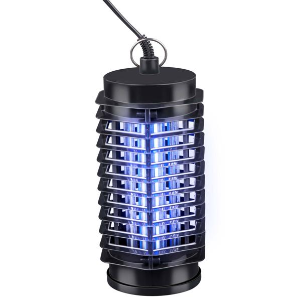 Elektrischer Insektenvernichter - LED-Fliegenfalle bis 25m² - Chemie- & Geruchsfrei, UV-Licht, 1W, ABS-Kunststoff, für Innenbereich