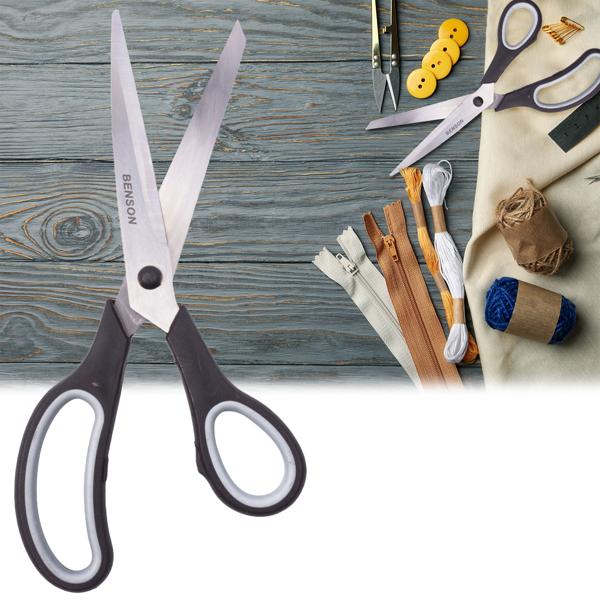 Mehrzweckschere 25 cm - Ideal für Papier, Textil, Karton & Folie - Stabile Edelstahl-Klinge - Langlebig & hygienisch für Haushalt & Basteln