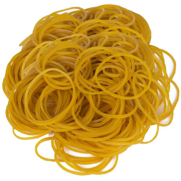 Gummibänder, 2er-Set, natur, Küchengummis, 2 x 50 g