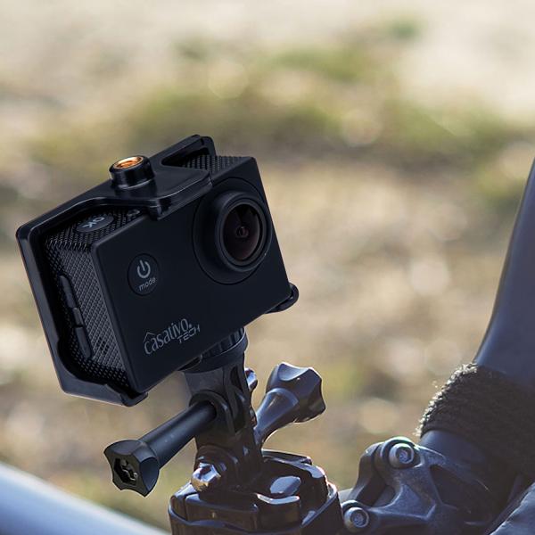 4K-Action-Cam, Ultra HD, wasserdichtes Unterwasser-Gehäuse, LCD Display, WLAN, Mikro und Lautsprecher, ideal für Biker, Skifahrer, Taucher