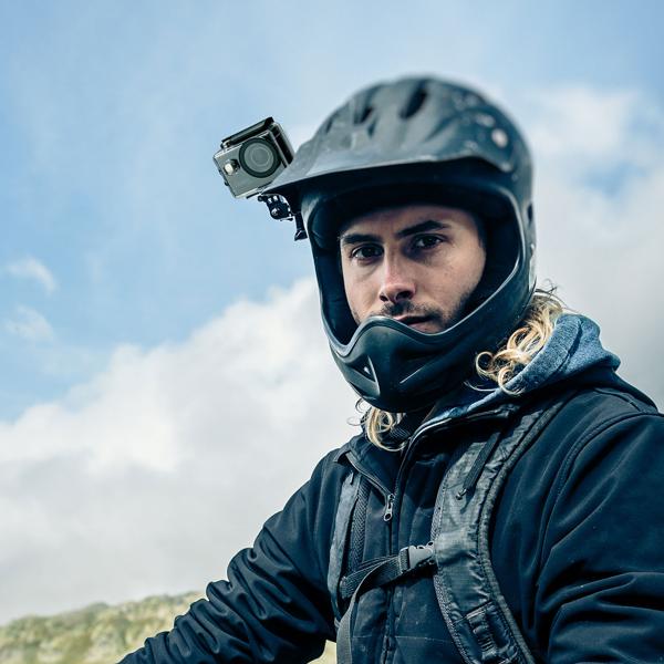4K-Action-Cam, Ultra HD, wasserdichtes Unterwasser-Gehäuse, LCD Display, WLAN, Mikro und Lautsprecher, ideal für Biker, Skifahrer, Taucher