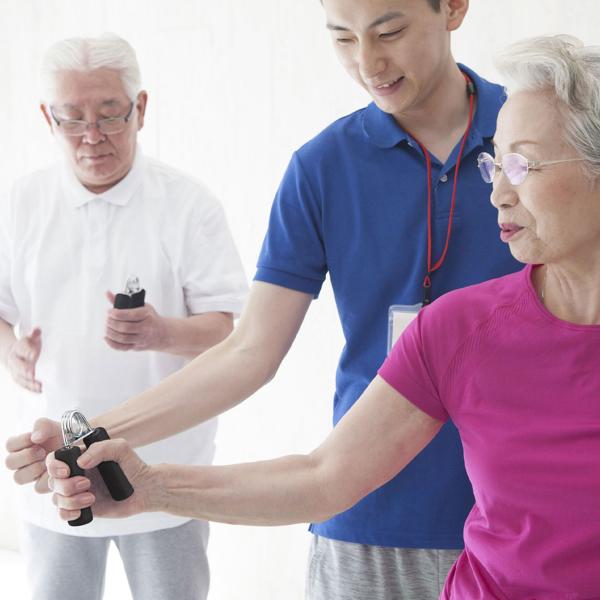 Handtrainer mit Schaumstoffgriff 2er-Set schwarz - Stärkt Hand-/Fingermuskulatur & Griffkraft - Training für Sportler, Senioren & Reha - 40 kg Widerstand