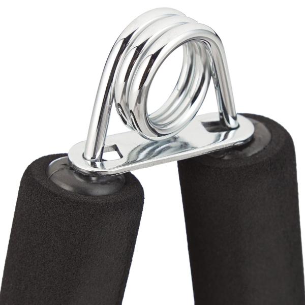 Handtrainer mit Schaumstoffgriff 2er-Set schwarz - Stärkt Hand-/Fingermuskulatur & Griffkraft - Training für Sportler, Senioren & Reha - 40 kg Widerstand