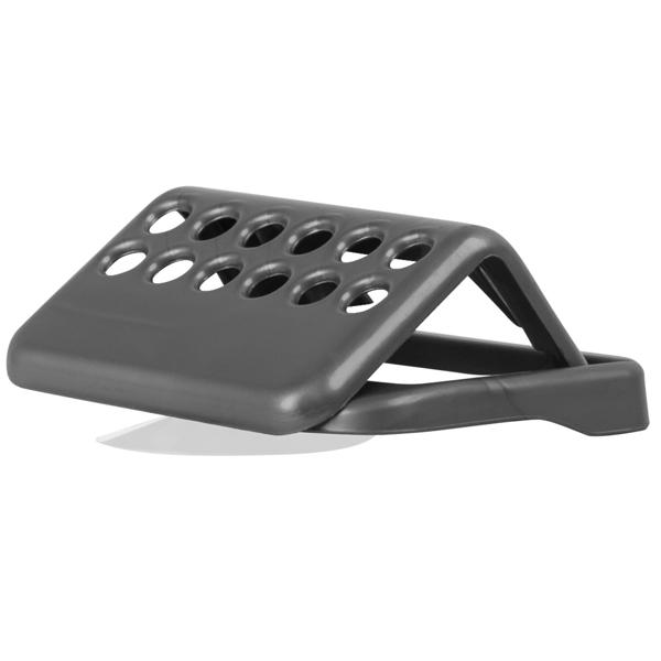 Schwammhalter mit Saugnapf - Inkl. doppelseitigem Schwamm - Montage ohne Bohren - Gegen Schimmel/Gerüche - Ideal für Küche, Bad, Spülbecken - 75x90x60mm