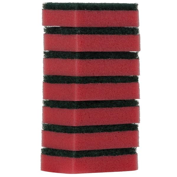 28tlg Reinigungsschwamm-Set - 4 farbcodierte Scheuerschwämme für separate Bereiche - reinigt hartnäckige Verkrustungen zuverlässig - hygienisch 80x50x23mm