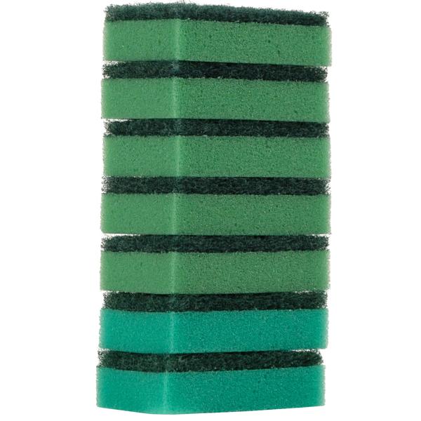 28tlg Reinigungsschwamm-Set - 4 farbcodierte Scheuerschwämme für separate Bereiche - reinigt hartnäckige Verkrustungen zuverlässig - hygienisch 80x50x23mm