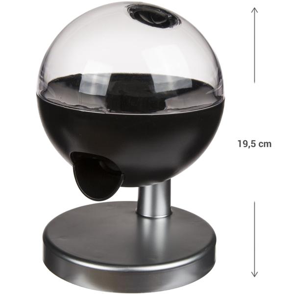 Süssigkeitenspender modern schwarz/metallic - Hygienische Bonbon-Ausgabe mit Touch-Sensor - Vielseitig für Rezeption, Praxis, Hotel & Zuhause