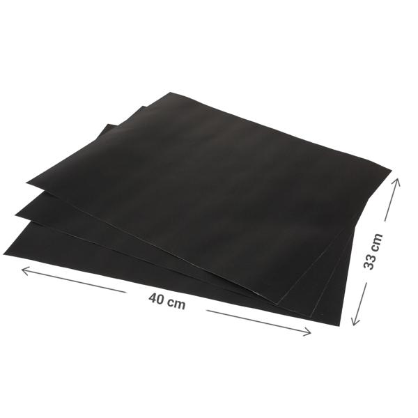 Wiederverwendbare Grill- und Backmatte 9er-Set (40x33 cm) - Ideal für Ofen & Grill bis 260 °C - Spülmaschinenfest, Antihaft, Silikon-Dauerbackfolie